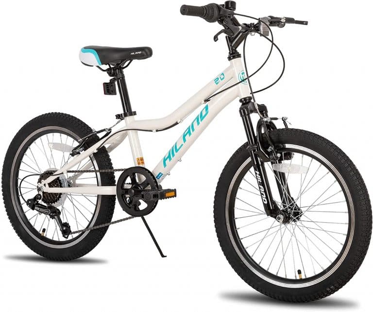 Hiland 20 Inch Kids Mountain Bike Shimano 7 Speed for Ages 5-9